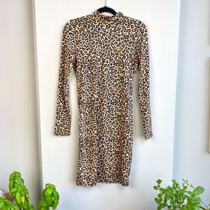 BARDOT Leopard Print Bodycon Dress